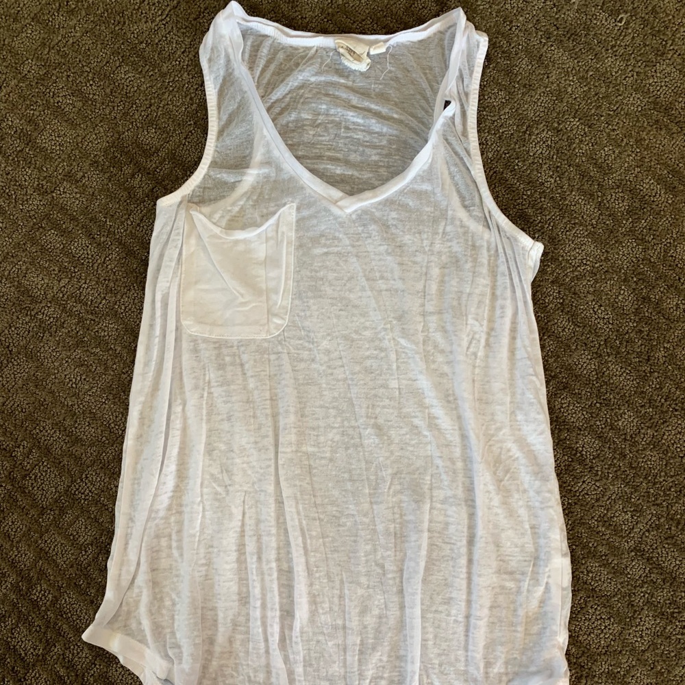 Long White Tank
